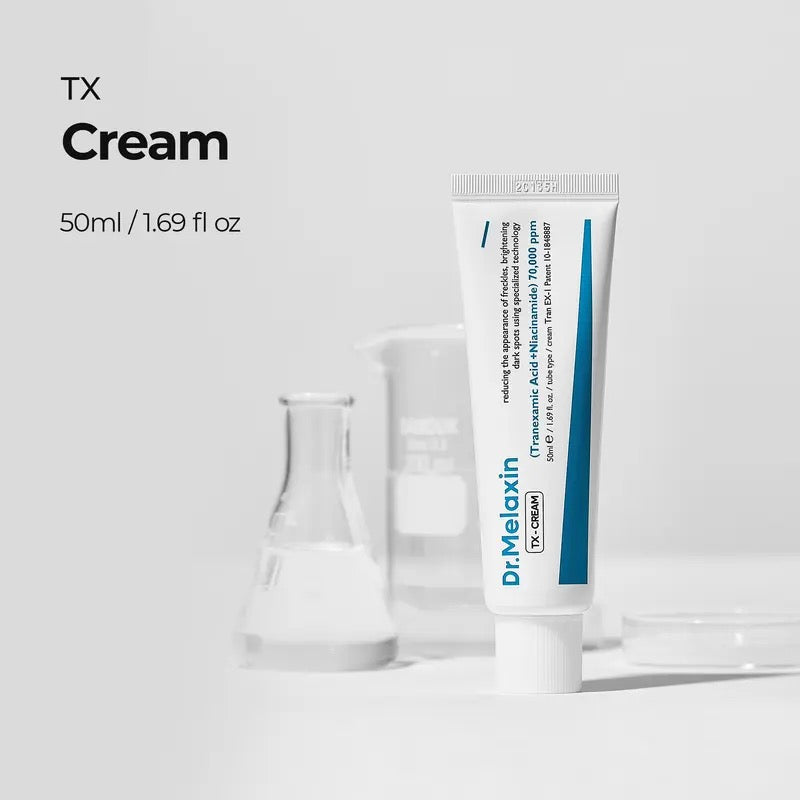 TX Tranexamic Acid Dark Spot Care Line | TX Ampoule Cleanser + Peeling Toner + Ampoule Rx + Cream + Eye Cream | Dark Spot