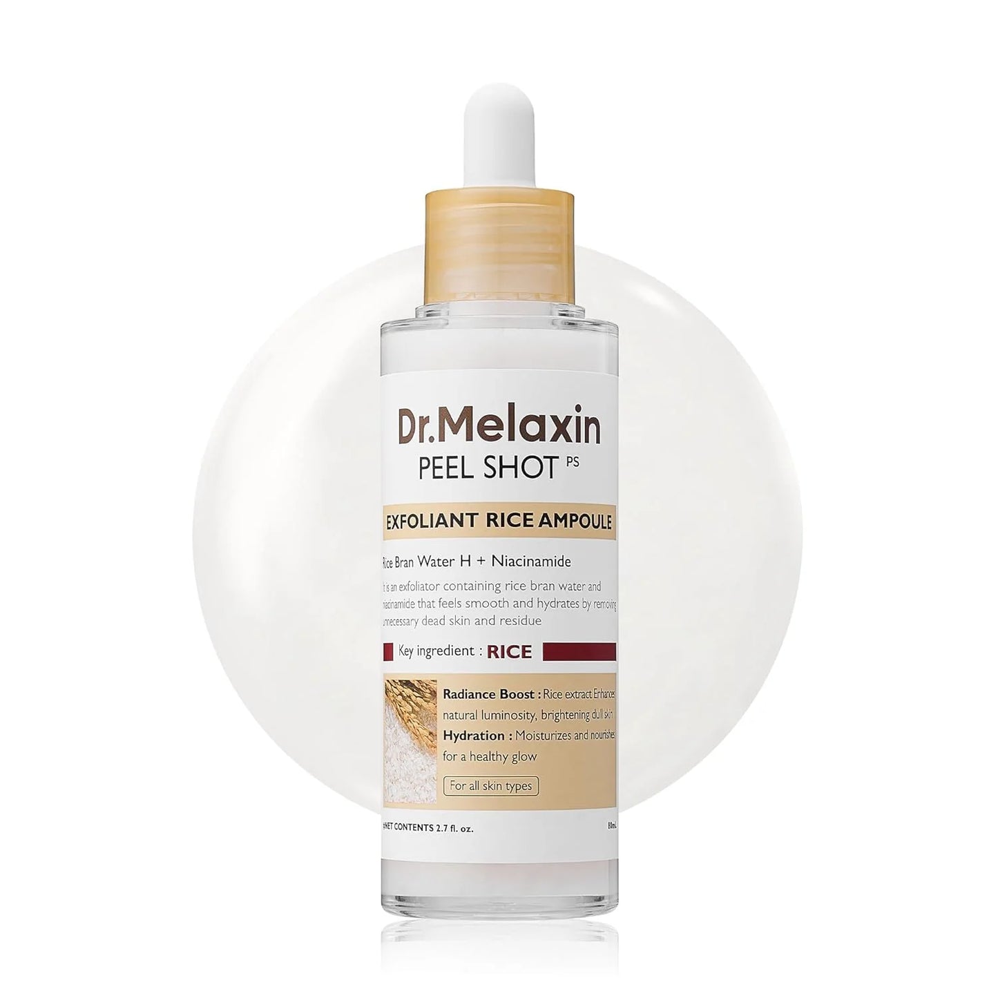 Dr.Melaxin Peel Shot Exfoliating White Rice Ampoule