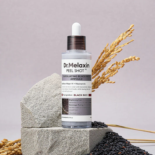 Dr.Melaxin Peel Shot Glow Rice Black Rice Ampoule Exfoliating Face