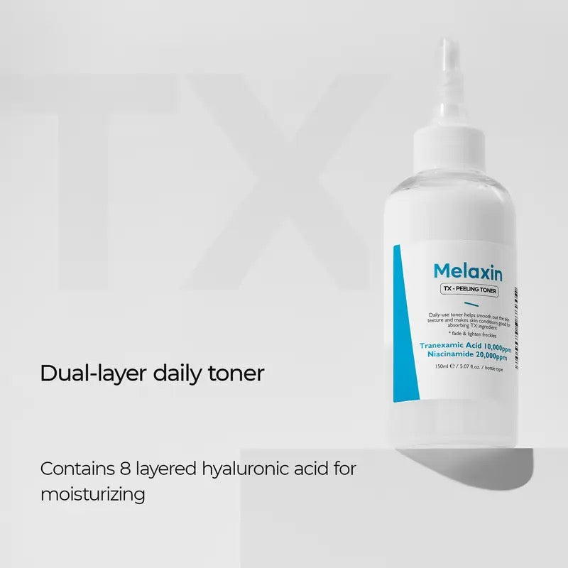TX Tranexamic Acid Dark Spot Care Line | TX Ampoule Cleanser + Peeling Toner + Ampoule Rx + Cream + Eye Cream | Dark Spot